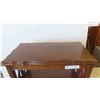 Image 2 : Walnut Stand 2 Tier 24'' x 24'' x 13'' 