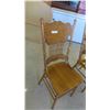 Image 2 : 2 Double Pressed Back Chairs 