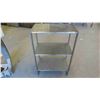 Image 1 : Stainless 3 Tier Shelf 36'' x 24'' x 14'' 