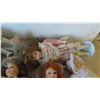 Image 8 : 12 Porcelain Dolls Up To 16'' 