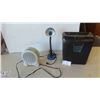 Image 1 : Paper Shredder, Flex Lamp, Electric Heater 