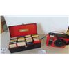 Image 1 : GE 8 Track Player Power Sound, Case with (24) 8 Tracks 