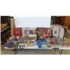 Image 1 : 37 Records with Suit Case: Elvis, Bruce Springsteen, Cher, Plus