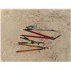 Image 1 : 5 Hand Yard Tools: Hedger, Pruner, Chipper, Rake 