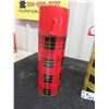 Image 3 : 2 Vintage Plaid Thermos 