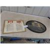 Image 1 : Oval Convex Picture with Old Photo 15'' x 21'' , Framed Proclamation to