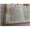 Image 8 : Oval Convex Picture with Old Photo 15'' x 21'' , Framed Proclamation to