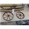 Image 2 : Large Single Tree, 2 Steel Wheels 9'' Across 
