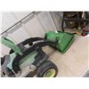 Image 3 : John Deere Plastic Pedal Tractor with Wagon and Front End Loader 