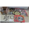 Image 1 : New Old Stock Circular Saw Blades 7''  - 8 1/4'' , Dado Blades, Plus 