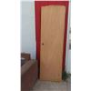 Image 1 : New Old Stock 3 Hollow Core Wood Doors 24'' x 80'' - 1 Door Has Damage,
