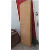 Image 2 : New Old Stock 3 Hollow Core Wood Doors 24'' x 80'' - 1 Door Has Damage,