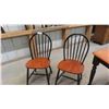 Image 8 : Table 30'' x 48'' x 30'' and 4 Chairs 