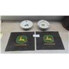 Image 1 : John Deere 8pce Dinnerware Includes 4 Plates, 4 Bowls, 2 Auto Floor 