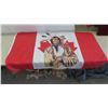 Image 1 : Canadian Flag with Indigenous Man 60'' x 35'' 