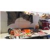 Image 1 : Halloween Decorations: Lights, DVDs, Gargoyle, Masks, Candy Bowl, 