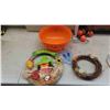 Image 4 : Halloween Decorations: Lights, DVDs, Gargoyle, Masks, Candy Bowl, 