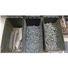 Image 2 : 4 Metal Ammo Boxes with Various Nails 
