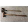Image 3 : 2 Sledge Hammers , Pick Axe, Pick Tool 