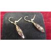 Image 2 : Gold Plated Sterling Silver Earrings Total Weight 2 Grams 
