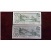 Image 3 : 4 Canadian 1979 $20 Bills 