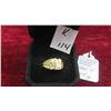 Image 1 : 10kt Gold Nugget Style Size 11 Ring Total Weight 2.2 Grams 