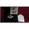 Image 1 : 10kt Gold with Tourmaline and Diamond Ring Size 6.5 Total Weight 4.1