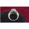Image 2 : 10kt Gold with Tourmaline and Diamond Ring Size 6.5 Total Weight 4.1