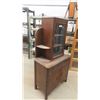 Image 3 : Walnut China Cabinet 66'' x 34'' x 18'' 
