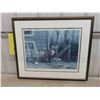 Image 1 : Framed and Numbered Print 31'' x 26'' 
