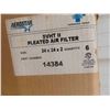 Image 6 : 6 New Aerostar SVHT 11 Pleated Air Filter 24'' x 24'' x 2'' 