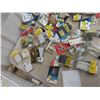 Image 2 : Storage Tub Full of New Hardware and Tools: Hinges, Screw Bits,