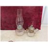 Image 4 : Oil Lamps, Vase, Candles, Mirrored Vanity Tray, Wecome Sign, 2 