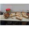 Image 1 : 10 Cigar Boxes , Coca Cola Tin, Red River Cart 