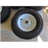 Image 2 : New 3 Trailer Tires on 4 Bolt Rims 4.80/4.00-8 & 16x5.00-8 Tire