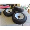 Image 4 : New 3 Trailer Tires on 4 Bolt Rims 4.80/4.00-8 & 16x5.00-8 Tire
