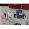 Image 8 : Tool Box with Hammers, Crescent Wrenches, Vise Grips, Pry Bar, 