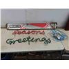 Image 1 : New Old Stock Fluorescent Light, Extension Cord, Seasons Greetings