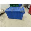 Image 2 : 9 Storage Bins with Interlocking Lid 13'' x 19'' x 12'' H 