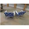 Image 4 : 2 Folding Yard Chairs 