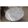 Image 2 : Marble Top Table 29 1/2'' H x 31 1/2'' Across 