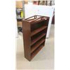 Image 2 : Vintage 4 Tier Open Book Shelf 50'' x 37'' x 9 1/2'' 