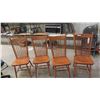 Image 1 : 4 Oak Kitchen Chairs 