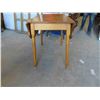 Image 2 : Drop Leaf Wood Table 36'' x 21 1/2'' x 30'' & (2) 10'' Leaves 