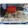 Image 1 : 2 Metal Tool Boxes with Screw Drivers, Pliers, Hex Keys & Wrenches