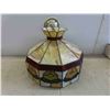 Image 1 : Stained Glass Light Fixture 18'' x 14'' 