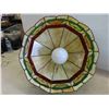 Image 2 : Stained Glass Light Fixture 18'' x 14'' 