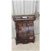 Image 1 : Smoking and Chewing Kit Cabinet with Snuff Dispenser 24'' x