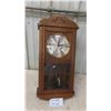 Image 1 : Oak Regulator Clock 26'' x 12'' x 5''