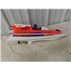 Image 7 : Radio Shack RC Gamma Ray Speed Boat 22'' x 9 1/4'' x 8 1/4'' with